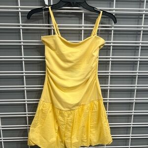 Madden Girl Lemon Yellow Mini Dress